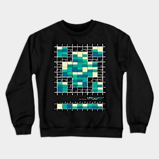 Mydoku_W006_H001_006_F: Sudoku, Sudoku coloring, logic, logic puzzle, holiday puzzle, fun, away from screen Crewneck Sweatshirt